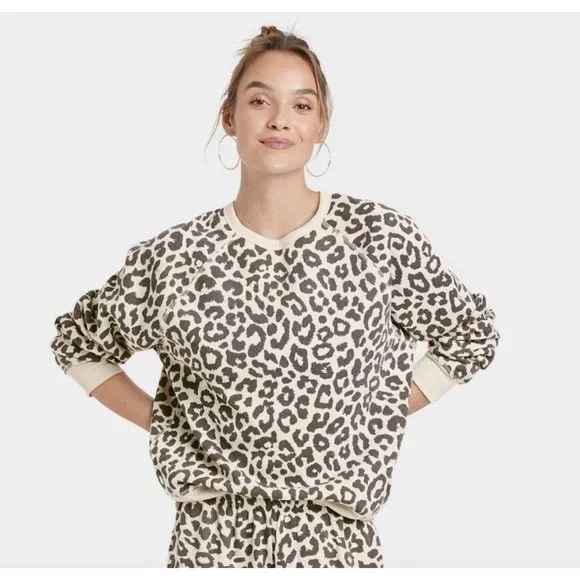 Grayson Threads Tops - Grayson Threads Leopard Sweatshirt